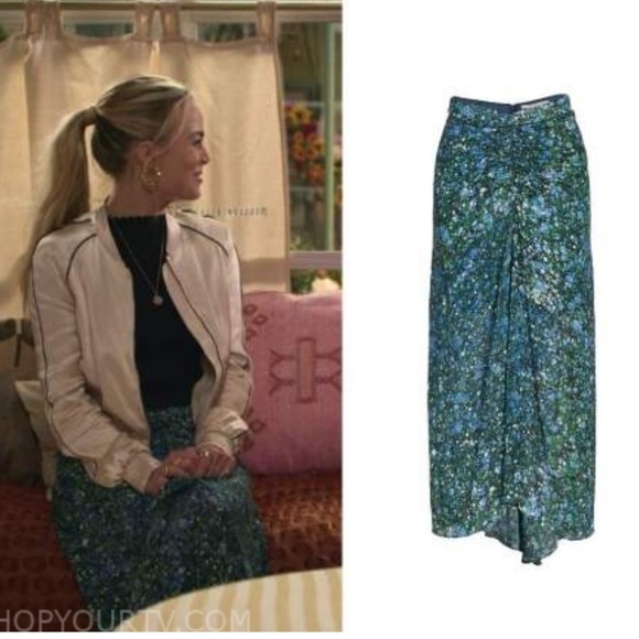 VERONICA BEARD Limani Printed Chiffon Midi Skirt - Picture 5 of 16